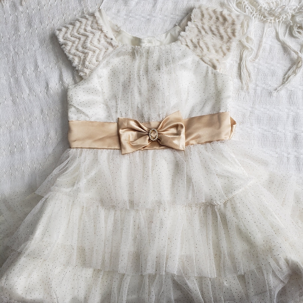 Jona Michelle Kids Dress with Bow